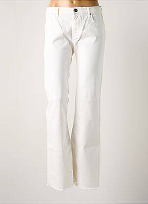 Jeans bootcut taille haute taille haute blanc REPLAY femme