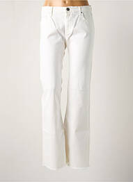 Jeans bootcut taille haute taille haute blanc REPLAY femme