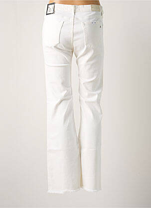 Jeans bootcut taille haute taille haute blanc REPLAY femme