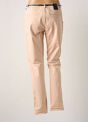 Pantalon chino taille basse taille basse rose MAISON SCOTCH femme