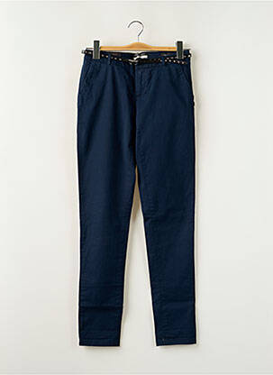 Pantalon chino taille basse taille basse bleu MAISON SCOTCH femme