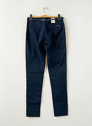 Pantalon chino taille basse taille basse bleu MAISON SCOTCH femme