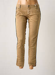 Pantalon chino marron PLEASE pour femme seconde vue