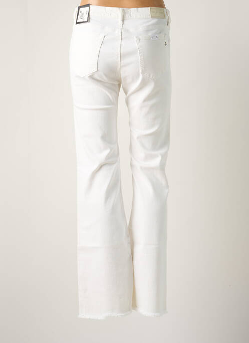 Jeans bootcut taille haute taille haute blanc REPLAY femme