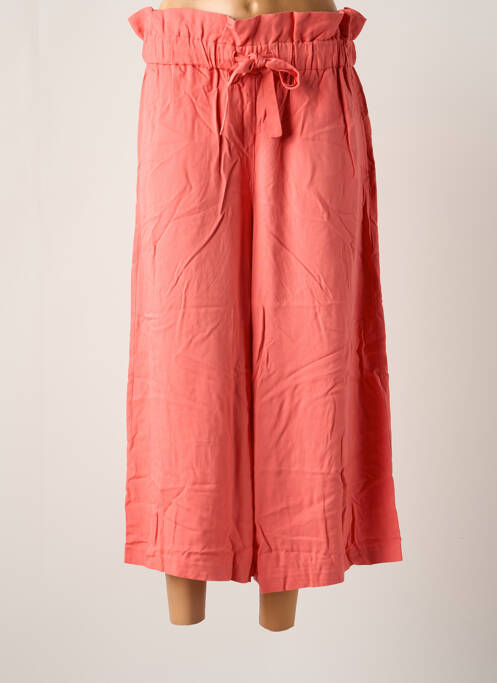 Pantacourt taille haute taille haute rose VILA femme