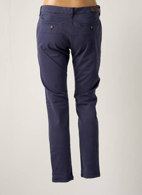 Pantalon chino bleu REIKO pour femme