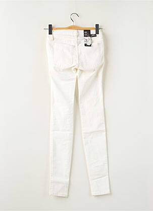 Jegging tissage denim taille basse blanc DR DENIM femme