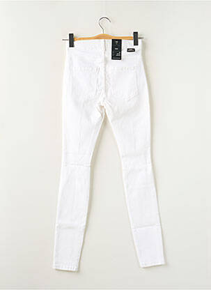 Jeans skinny taille haute taille haute blanc DR DENIM femme