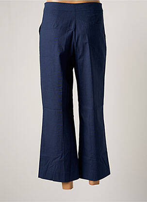 Pantalon 7/8 taille haute taille haute bleu GRACE & MILA femme