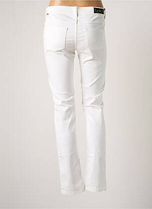 Pantalon slim taille basse taille basse blanc BREIZH ANGEL femme