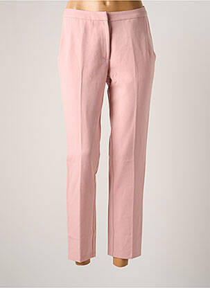 Pantalon 7/8 taille à pinces taille normale rose MINIMUM femme