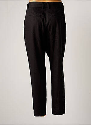 Pantalon 7/8 fermeture zippée sous rabat avec crochet taille basse noir ARMEDANGELS femme