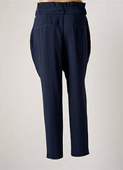 Pantalon droit bleu ICHI pour femme seconde vue