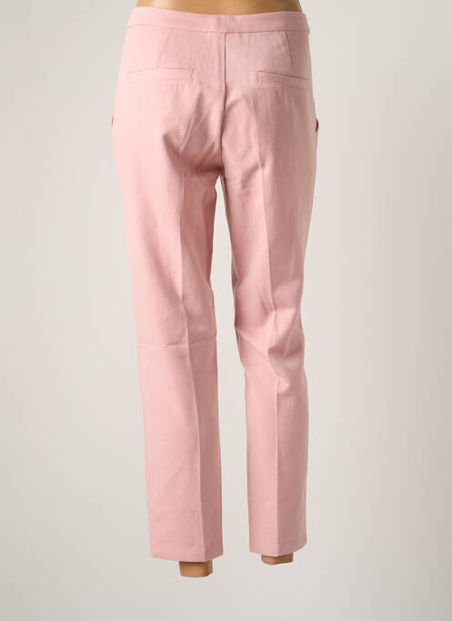 Pantalon 7/8 taille à pinces taille normale rose MINIMUM femme