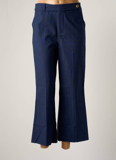 Pantalon 7/8 bleu GRACE & MILA pour femme