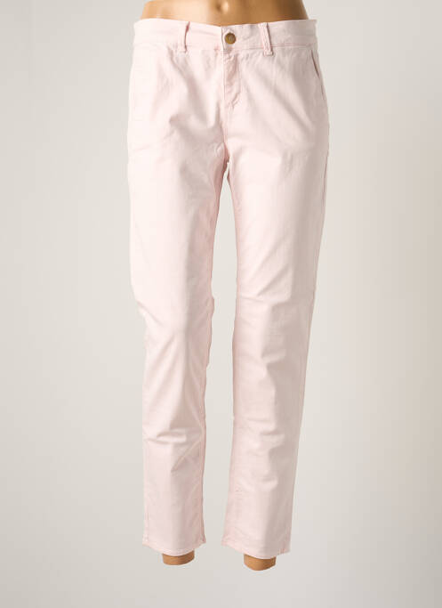 Pantalon chino rose HAPPY pour femme