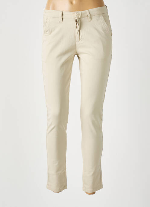 Pantalon chino beige REIKO pour femme