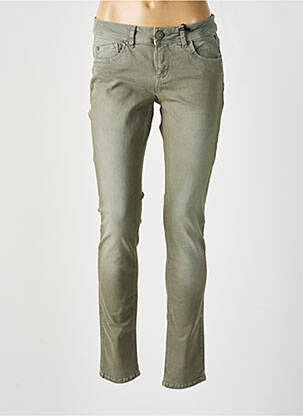Pantalon slim poches vert FREEMAN T.PORTER femme