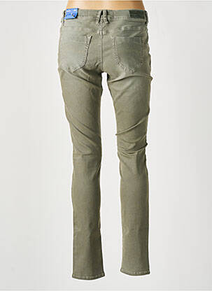 Pantalon slim poches vert FREEMAN T.PORTER femme