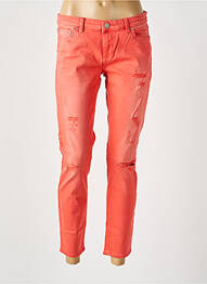 Pantalon slim poches orange LTB femme