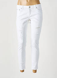 Pantalon slim poches blanc LTB femme