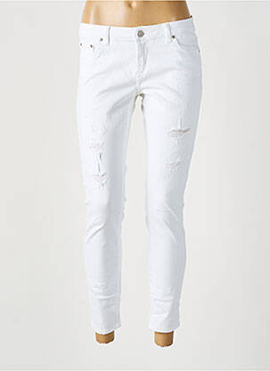 Pantalon slim poches blanc LTB femme