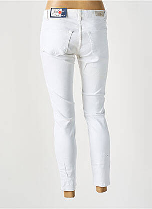 Pantalon slim poches blanc LTB femme