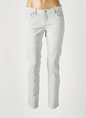 Pantalon slim poches gris LTB femme