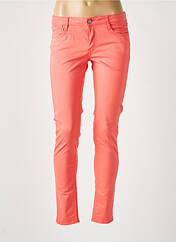 Pantalon slim orange LE TEMPS DES CERISES pour femme seconde vue