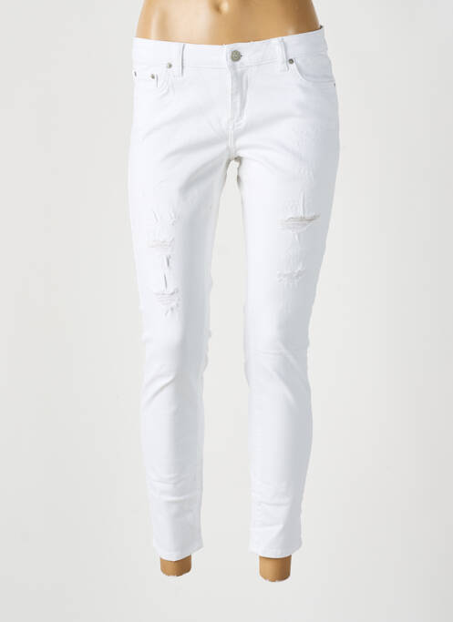 Pantalon slim poches blanc LTB femme