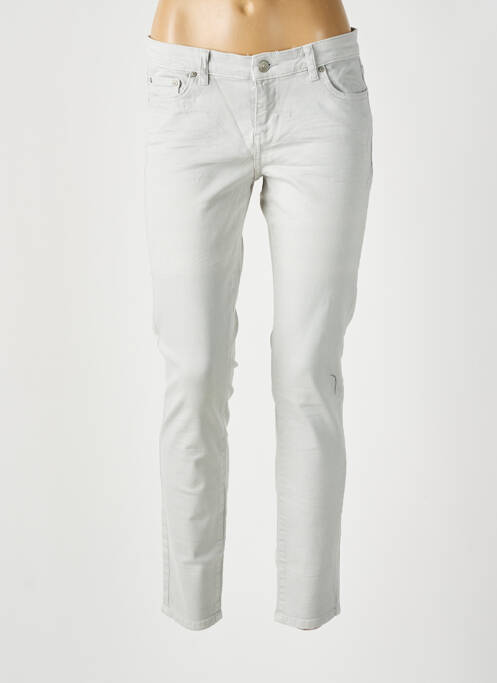 Pantalon slim poches gris LTB femme