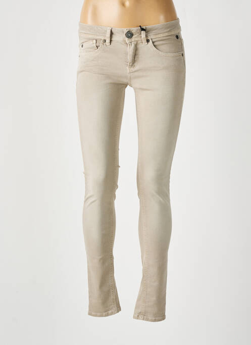 Pantalon slim beige FREEMAN T.PORTER pour femme