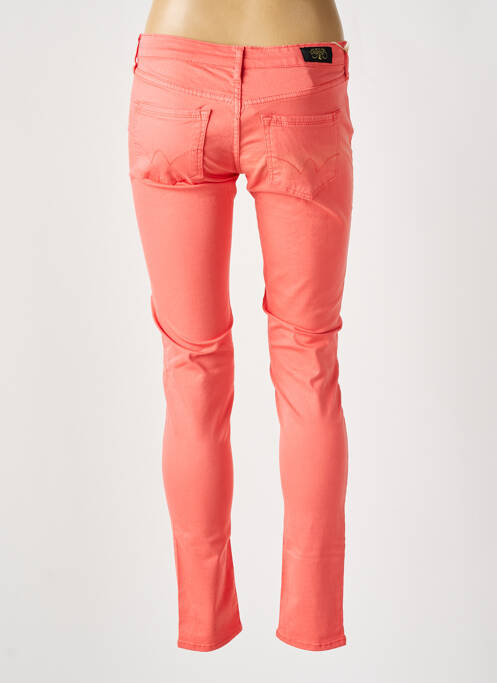 Pantalon slim orange LE TEMPS DES CERISES pour femme