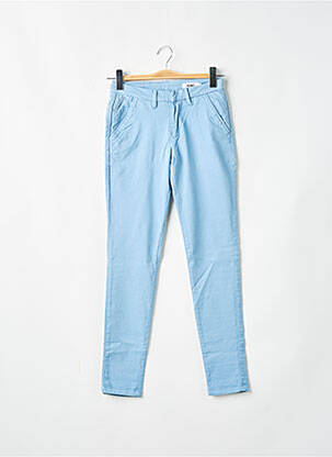 Pantalon slim poches bleu REIKO femme