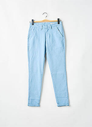 Pantalon slim poches bleu REIKO femme