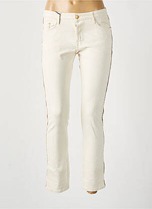 Pantalon slim poches beige SCHOOL RAG femme
