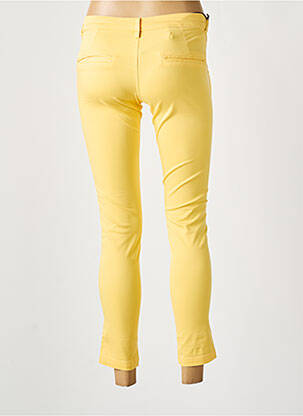 Pantalon slim skinny jaune TEDDY SMITH femme