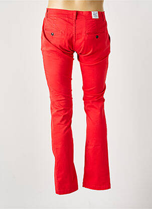 Pantalon chino slim rouge DONOVAN homme