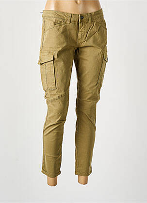 Pantalon chino vert TEDDY SMITH pour femme