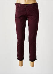 Pantalon slim violet TEDDY SMITH pour femme seconde vue