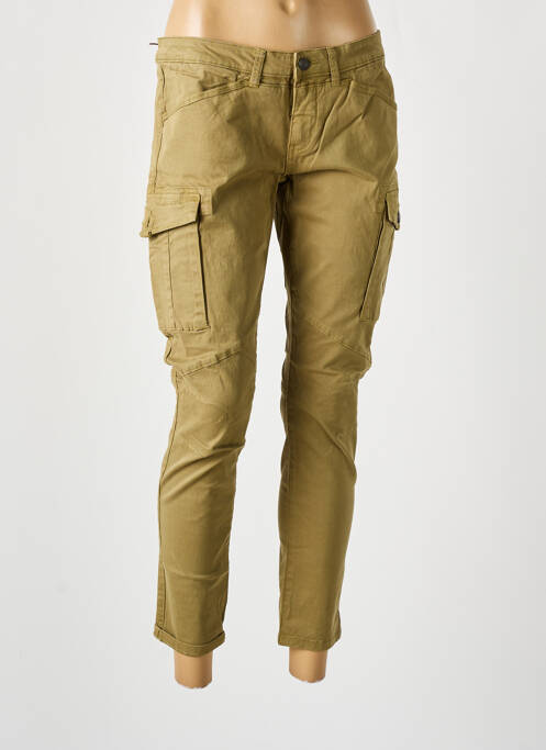 Pantalon chino vert TEDDY SMITH pour femme