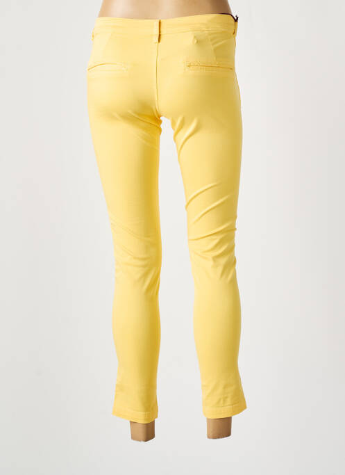 Pantalon slim jaune TEDDY SMITH pour femme