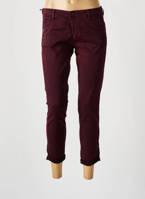 Pantalon slim violet TEDDY SMITH pour femme