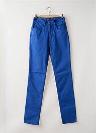 Pantalon slim stretch taille haute bleu CIMARRON femme