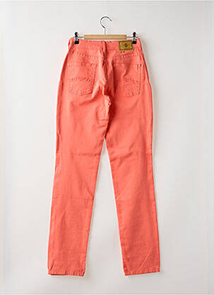 Pantalon slim stretch taille haute orange CIMARRON femme