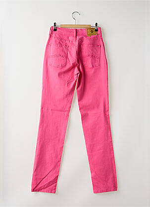 Pantalon slim taille haute taille haute rose CIMARRON femme
