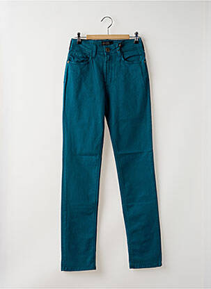 Pantalon droit stretch taille haute vert CIMARRON femme