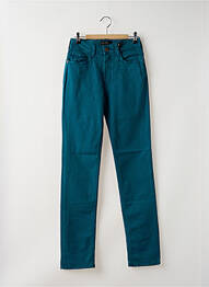 Pantalon droit stretch taille haute vert CIMARRON femme