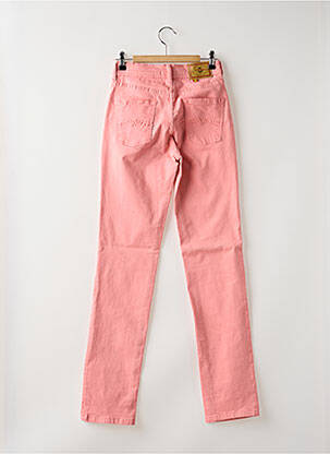 Pantalon droit stretch taille haute rose clair CIMARRON femme