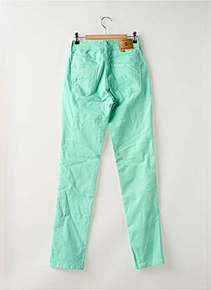 Pantalon droit stretch taille haute vert clair CIMARRON femme